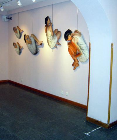 Recortables en DM. Formatos variados.Técnica: óleo.