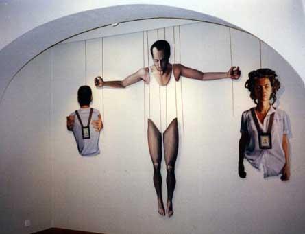 Recortables en DM. Formatos variados.Técnica: óleo.