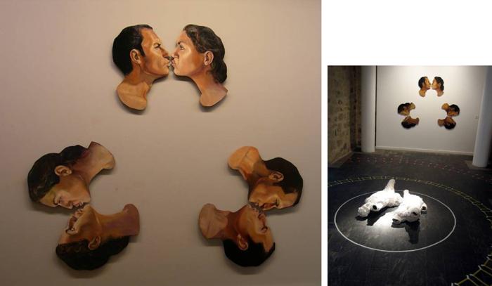 Recortables en DM. Formatos variados.Técnica: óleo.