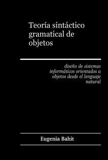 Libro, Teoría sintáctico-gramatical de objetos
