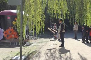 Un spray matemático gigante en medio del Real Jardín Botánico