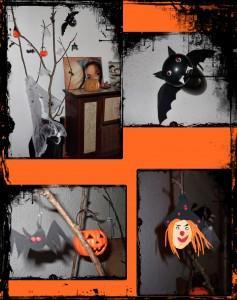 Decoración de Halloween para casa.