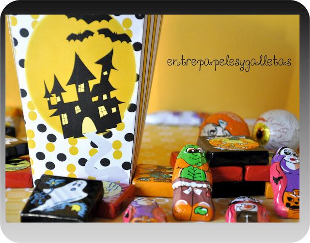 ESPECIAL HALLOWEEN: SPOOKY BOXES.CAJITAS ENCANTADAS PARA GUARDAR LAS GOLOSINAS Y CARETAS IMPRIMIBLES