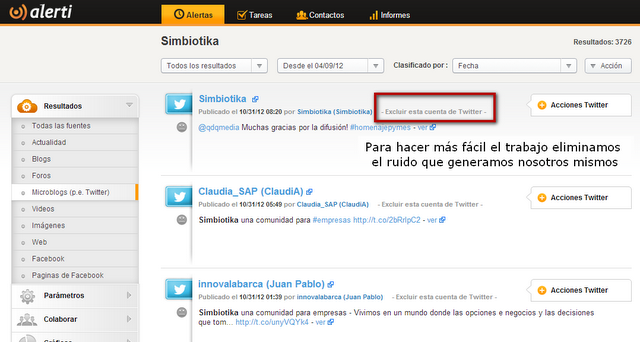 reputación online monitorización herramientas analisis twitter