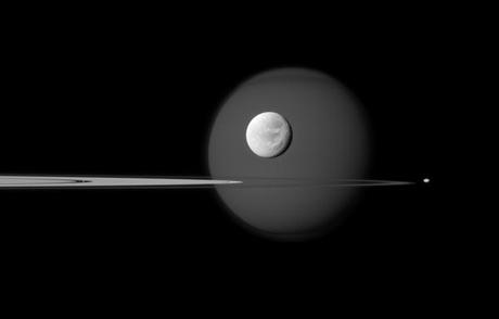 Una nueva hipótesis sobre la formación de las lunas de Saturno