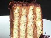 Tarta rayada trufa chocolate