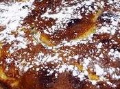 Tarta bizcochada manzana almendras