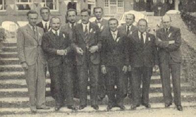 Pogoriely, Sulik, Makarczyk, Frydman, Regedzinski, Wojciechowski, Miguel Najdorf, Jagielski, Kremer y Friedmann