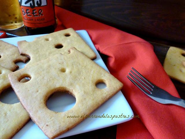 Galletas Lonchas de Queso (Queso y Miel)