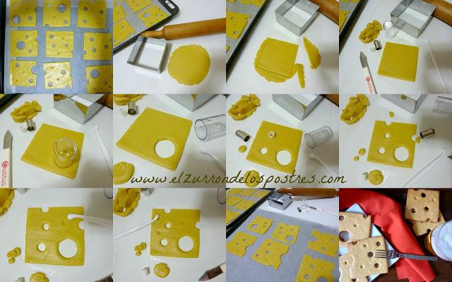 Galletas Lonchas de Queso (Queso y Miel)