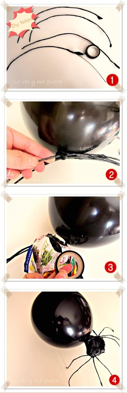 Arañas de halloween