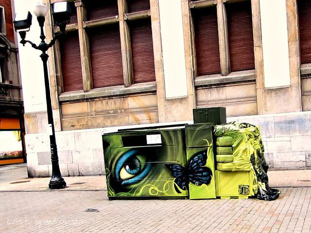 Arte del reciclado en Gijón