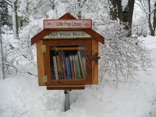 Minibibliotecas gratuitas (Little free libraries)