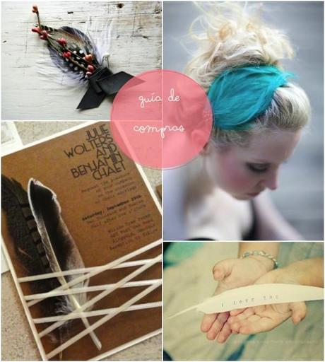 Inspiration. Feathers in your wedding-Shopping guide Inspiration. Feathers in your wedding-Shopping guide