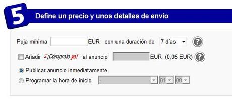 Como vender en eBay