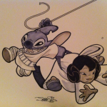 10 personajes de Disney dibujados como parte de Star Wars