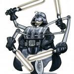 10 personajes de Disney dibujados como parte de Star Wars