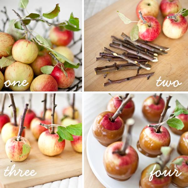 MANZANAS CUBIERTAS DE CARAMELO