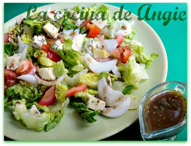 ENSALADA CON VINAGRETA BALSÁMICA
