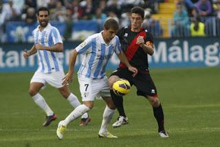 MALAGA CF 1-2  RAYO VALLECANO