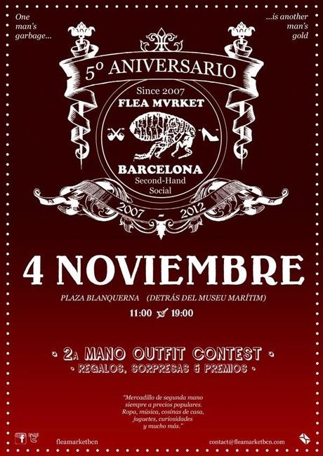 Mercados de venta e intercambio de ropa y objetos de segunda mano en Barcelona