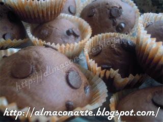 Muffins de chocolate tipo Ikea