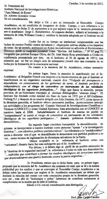 Discusión entre el revisionismo Nacional y popular ante el derechoso procesista y ultramontano
