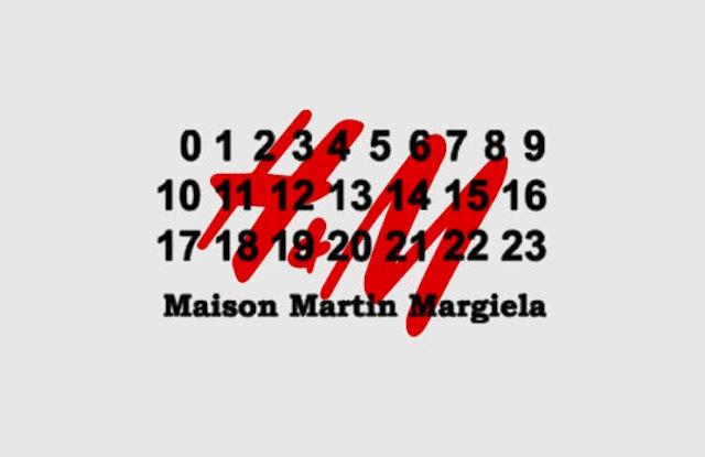 MAISON MARTIN MAGIELA FOR H