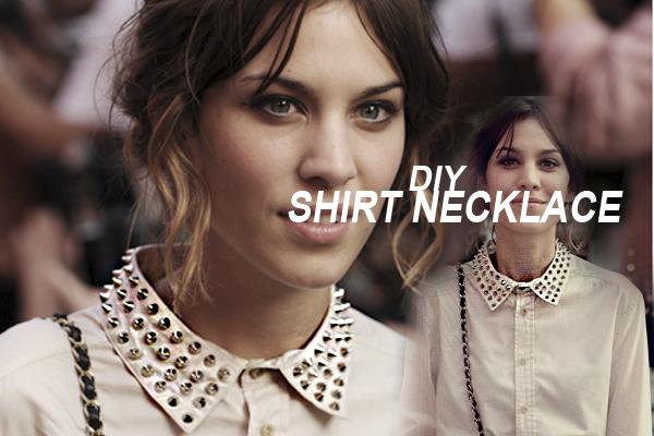 DIY | SHIRT NECKLACE