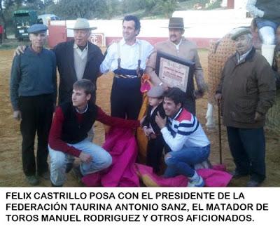 DESPEDIDA TAURINA AL VETERINARIO FELIX CASTRILLO