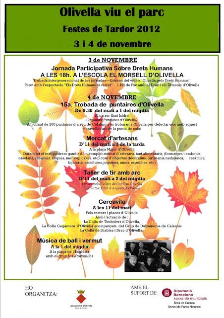 Olivella viu el parc (Festa de Tardor de Olivella - Garraf - Barcelona)