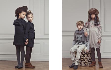 Moda infantil Little Paul&Joe;, AW2012
