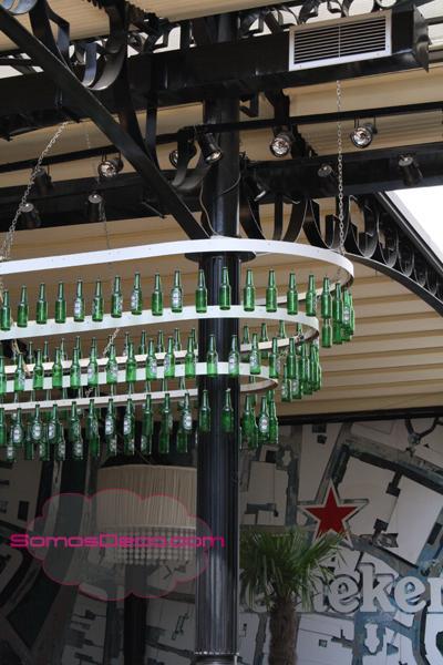 decorar con botellines de cerveza