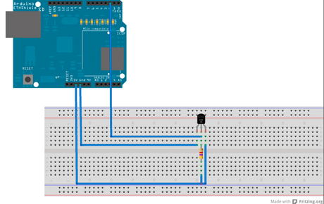 Arduino Ethernet Shield + DS18S20