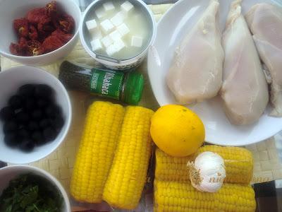 Pechugas rellenas a la griega