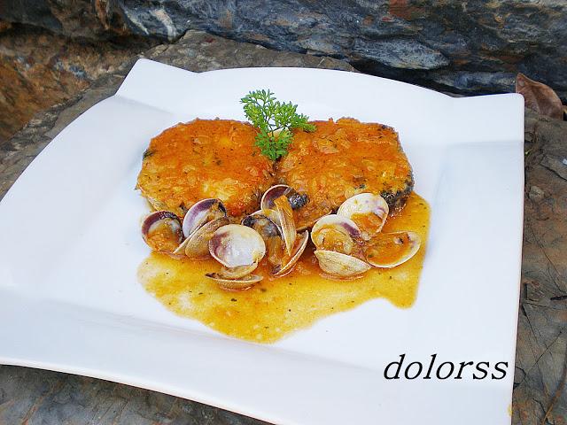 Merluza en salsa de la buena