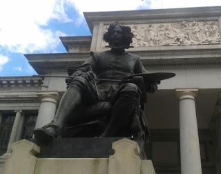 Museo del Prado, estatua de Velázquez