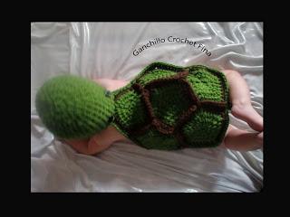 TORTUGA CROCHET BEBÉ