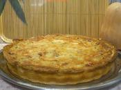 Quiche calabacín, champiñones queso panceta