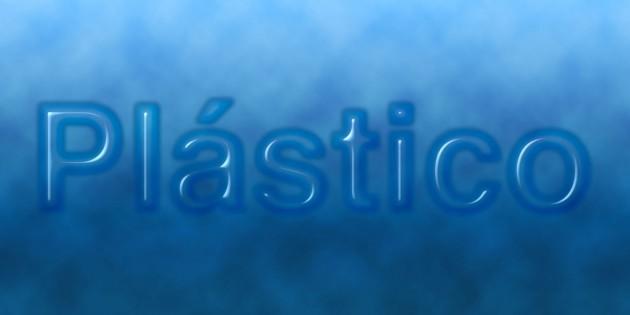 Crear un texto con textura de plástico con Photoshop CS6