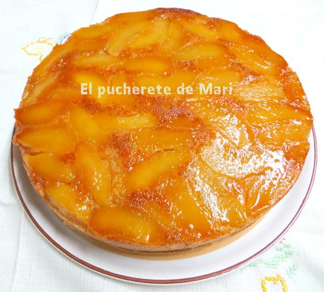BIZCOCHO DE MANZANA CARAMELIZADA