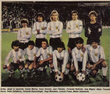Camadas históricas: El Maradona que fracasó con la selección juvenil
