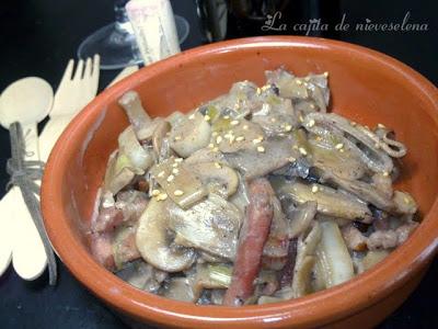 Champiñón a la crema del Barón