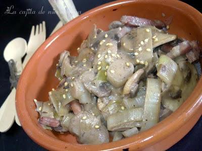 Champiñón a la crema del Barón