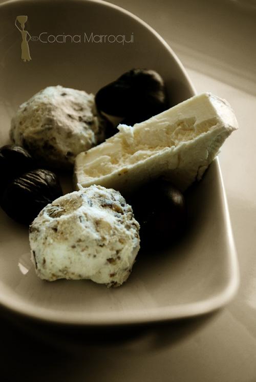 Ravioli de queso Ajbane con crema de calabaza al cilantro