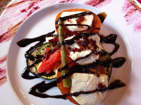 mil hojas de berenjenas- plato vegetariano