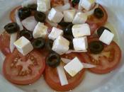 ensalada templada tomate queso cabra