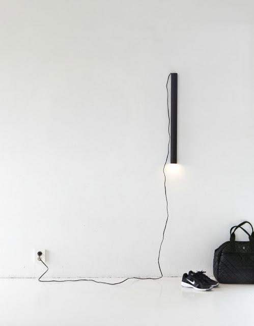 Diy: Lámpara con un tubo de cartón