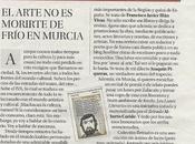 Recorte artículo aparecido Opinión, firmado Pedro Pujante