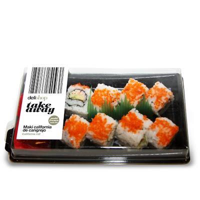 Pequeños placeres: sushi a domicilio